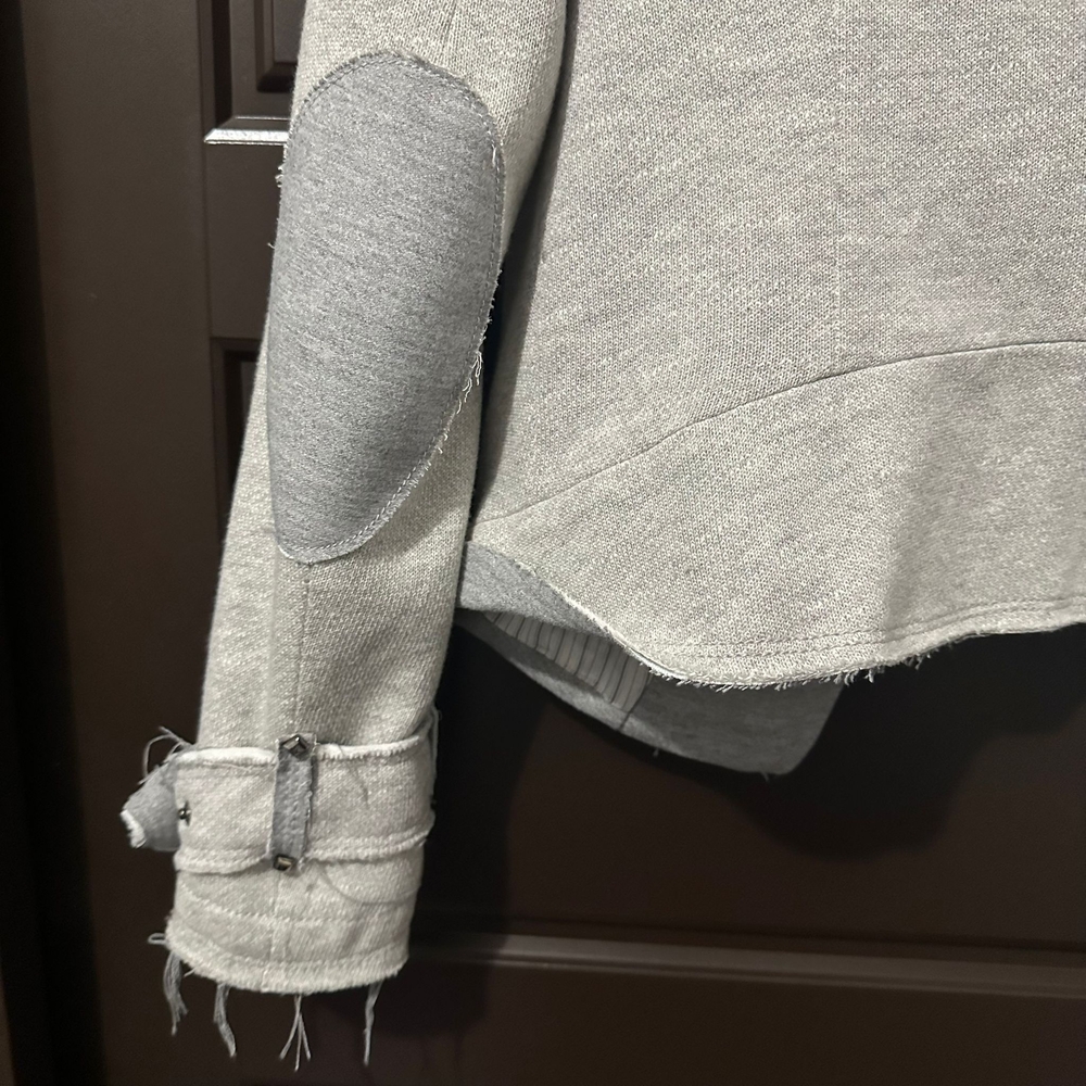 Zara Basic Gray Studded Jacket - image 4